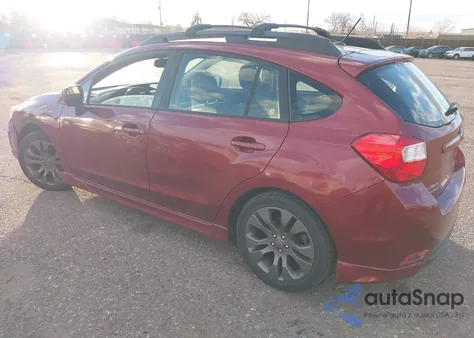 2012 Subaru Impreza 2.0I Sport Premium from USA, damaged, VIN JF1GPAL61CH214605